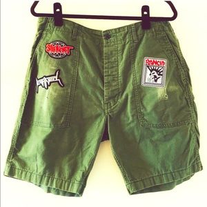 Distressed Levi Strauss Cargo Shorts